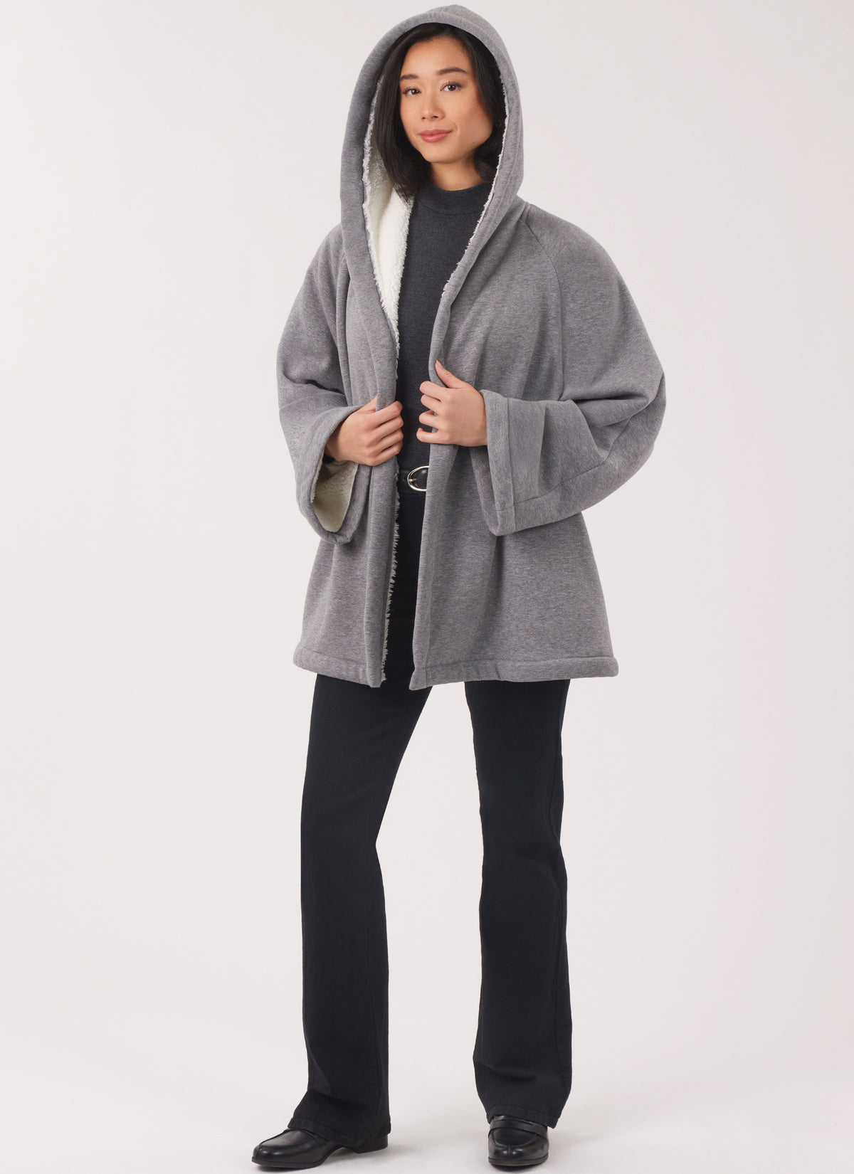 New Look N6811 sewing pattern envelope showing a hooded coat and jacket