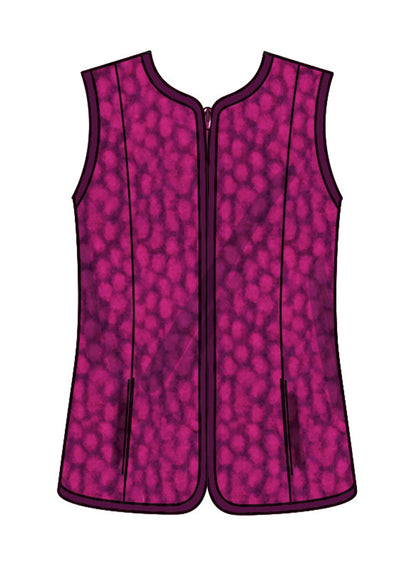 New Look N6812 sewing pattern envelope showing a jacket and vest