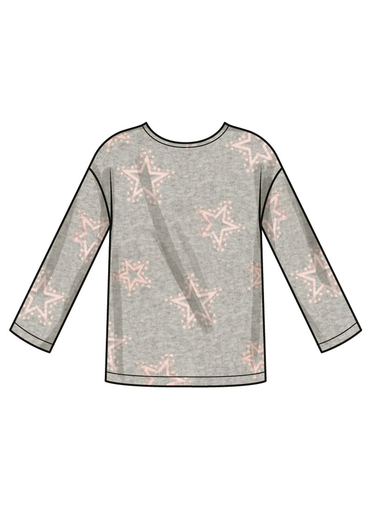 New Look N6814 sewing pattern envelope showing pullover knit tops
