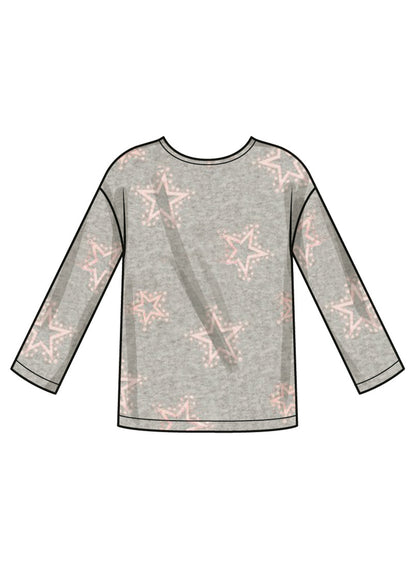 New Look N6814 sewing pattern envelope showing pullover knit tops