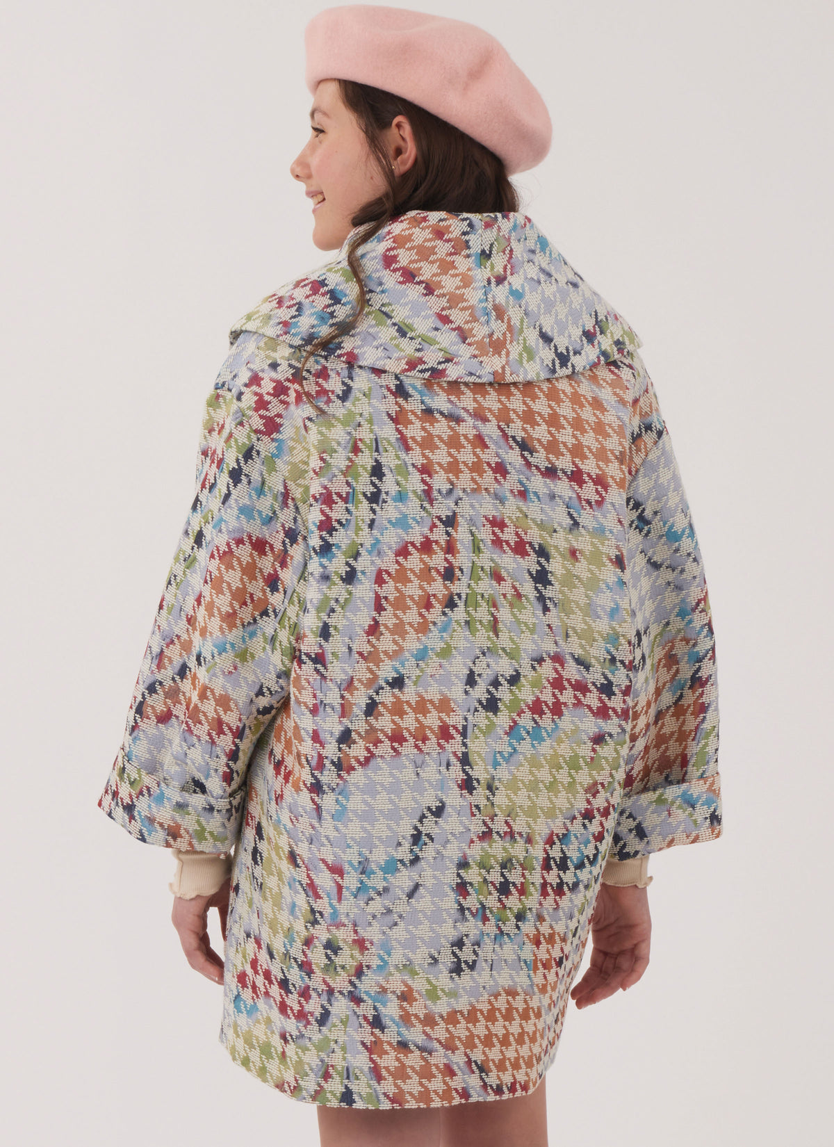 New Look N6819 sewing pattern envelope showing girls' lined coats