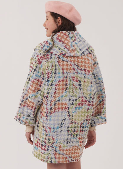 New Look N6819 sewing pattern envelope showing girls' lined coats