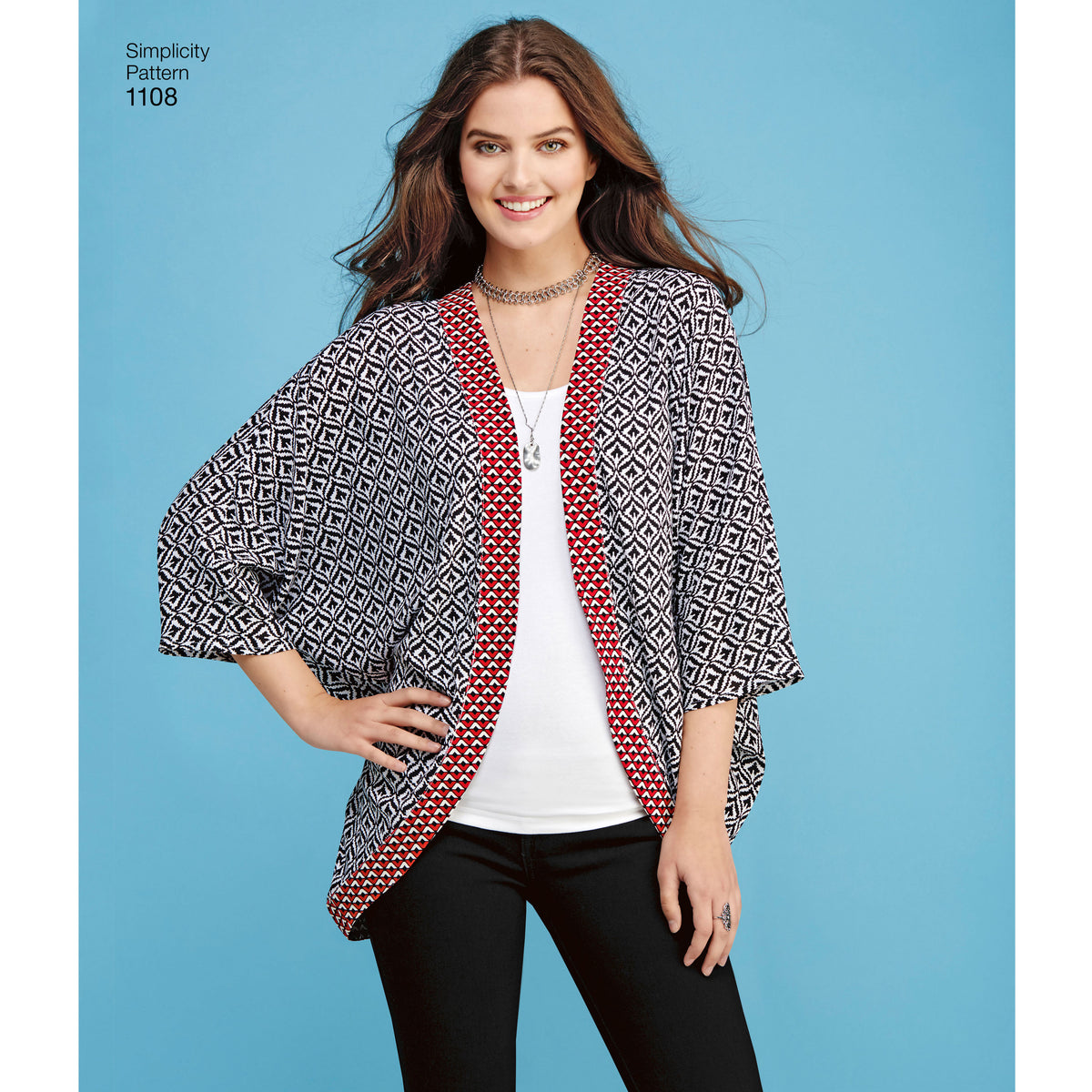 Simplicity S1108 sewing pattern envelope showing women's tops and vests