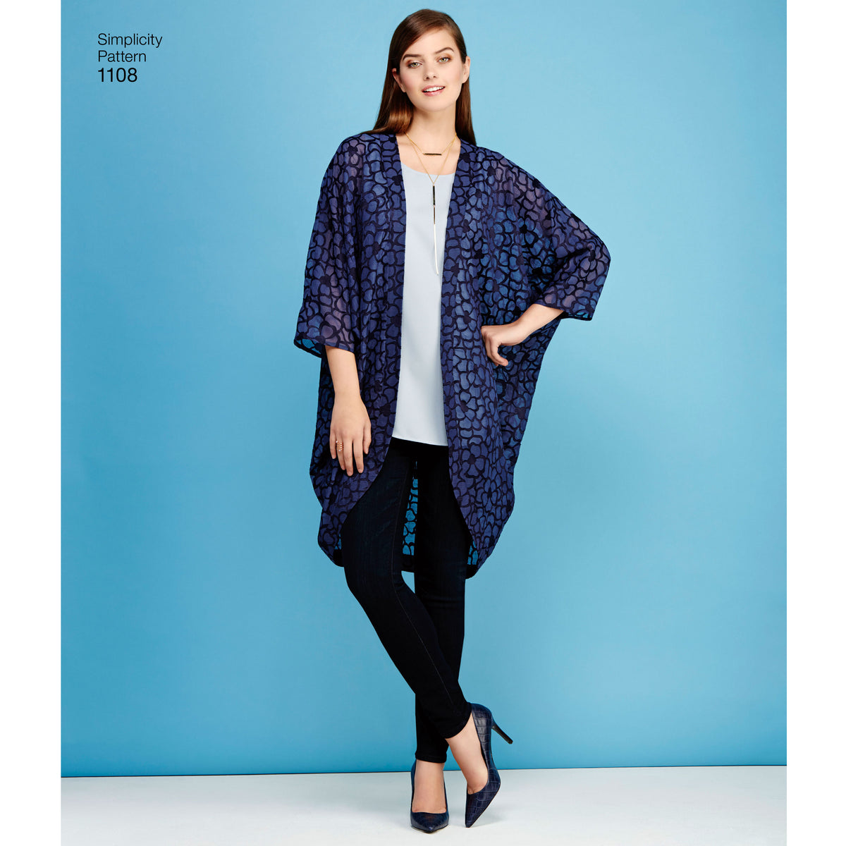 Simplicity S1108 sewing pattern envelope showing women's tops and vests