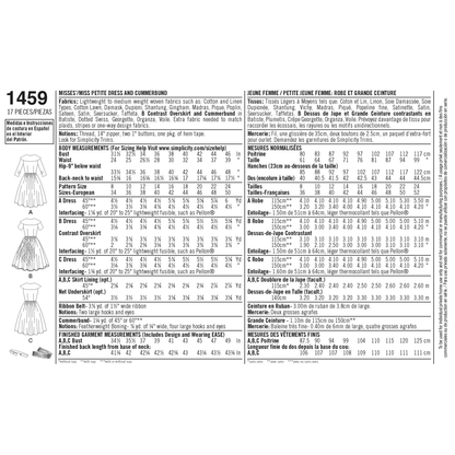 Simplicity 1459 pattern envelope showing 1950s-style dresses