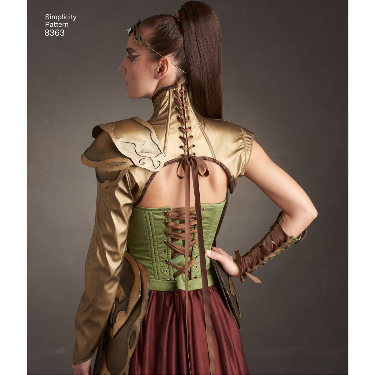 Simplicity S8363 sewing pattern envelope showing fantasy ranger costume