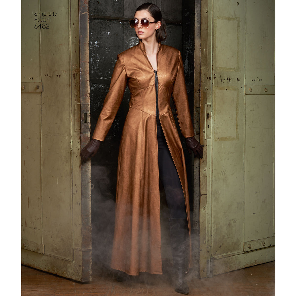 Simplicity S8482 sewing pattern envelope showing costume coats