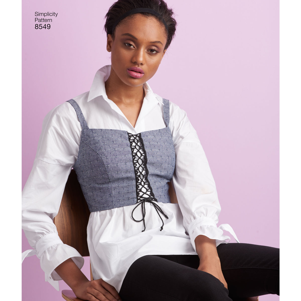 Simplicity sewing pattern S8549 envelope showing bra tops