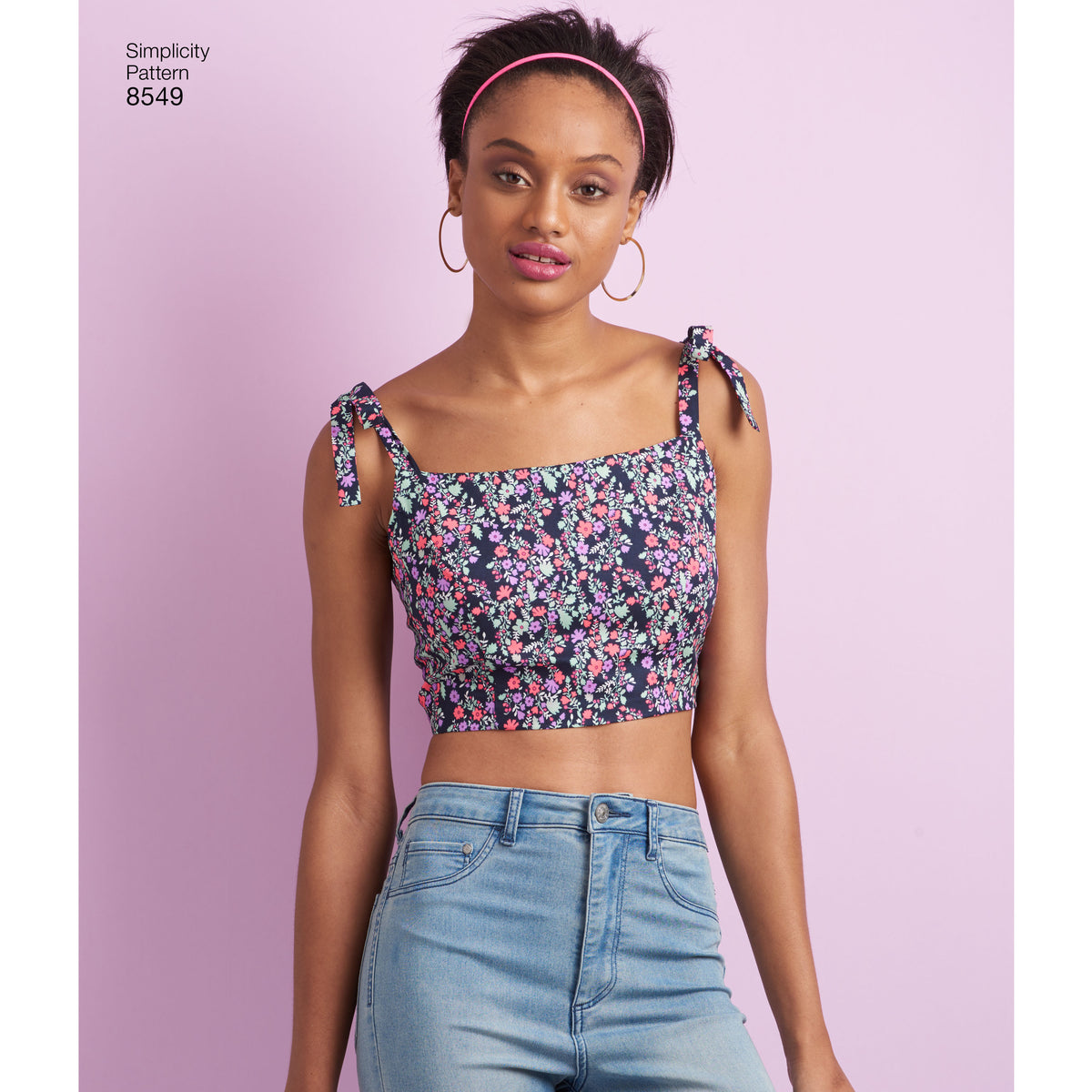 Simplicity sewing pattern S8549 envelope showing bra tops