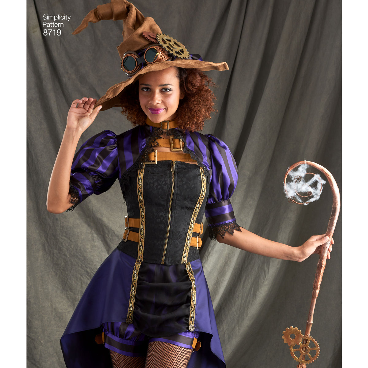Simplicity S8719 sewing pattern envelope showing misses' costume