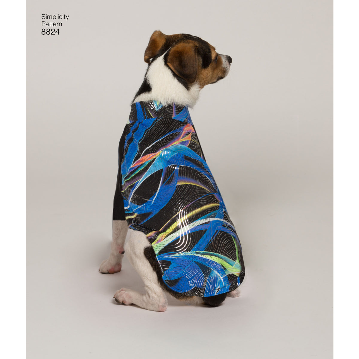 Simplicity S8824 sewing pattern envelope showing dog coats