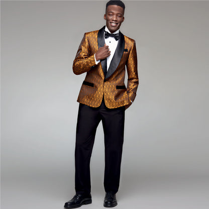 Simplicity S8899 sewing pattern envelope showing men's and boys' special occasion designs