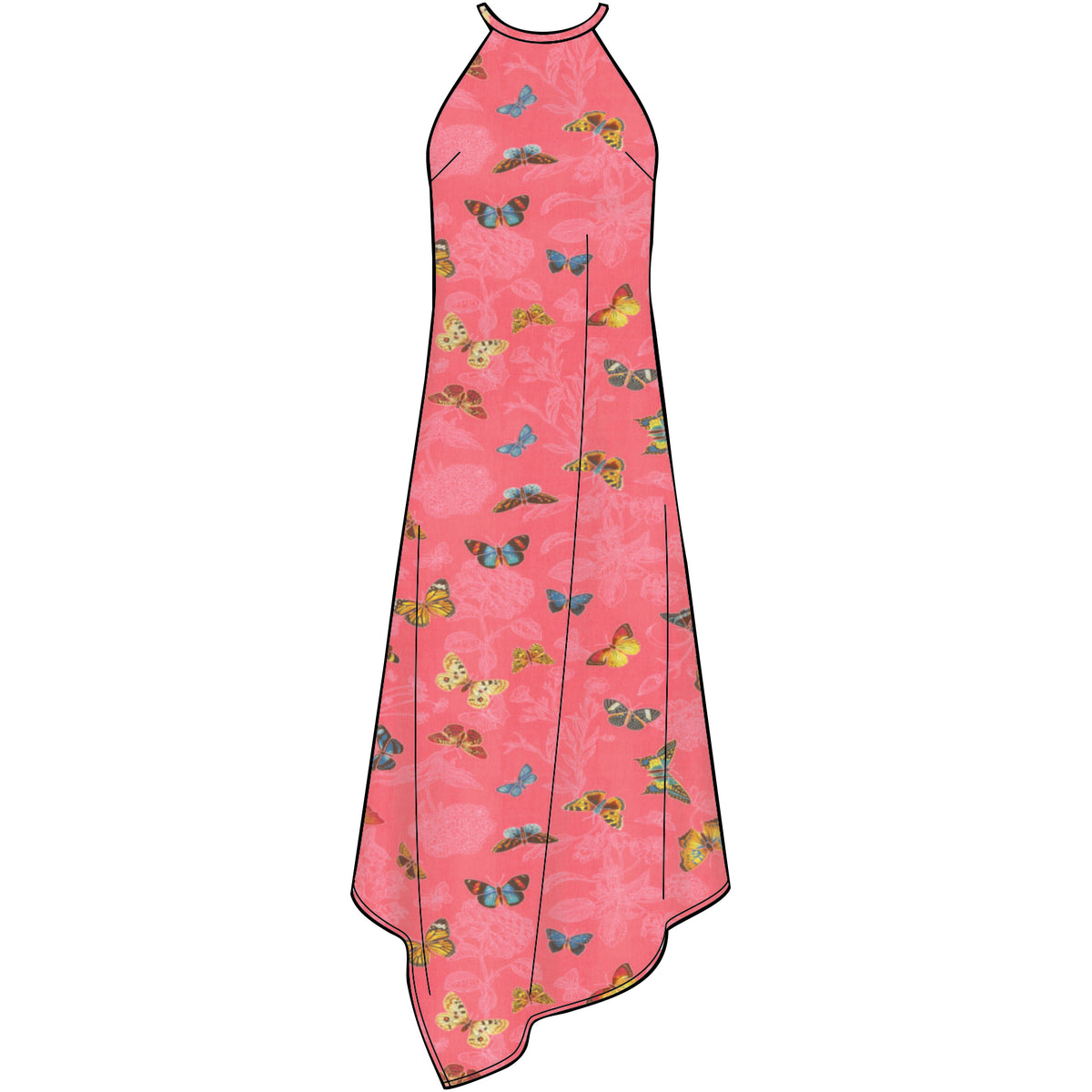 Simplicity S8909 sewing pattern envelope showing misses' raglan sleeve dress designs