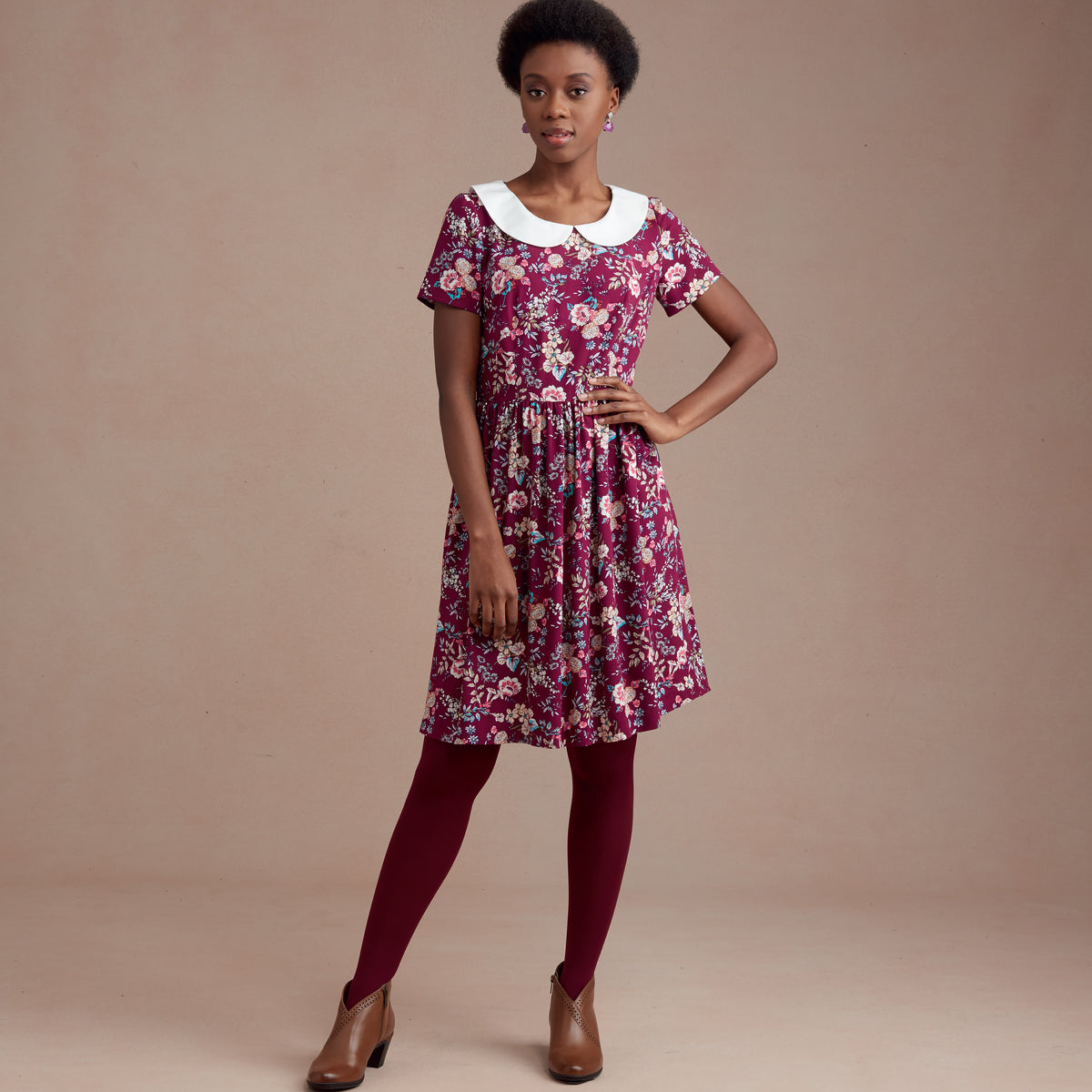 Simplicity S8946 sewing pattern envelope showing a baby doll dress