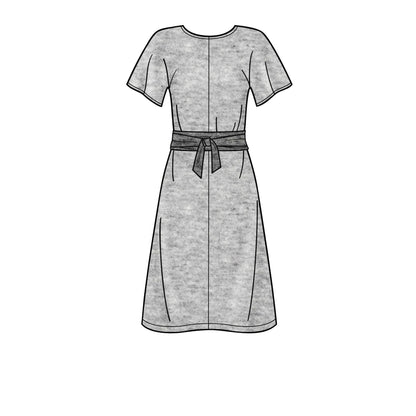 Simplicity S8981 sewing pattern envelope showing dresses