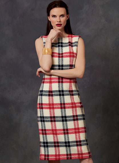 Vogue Patterns V1643 pattern envelope showing semi-fitted, lined jacket with button front