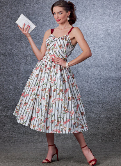 Vogue Patterns V1696 pattern envelope showing pullover, sleeveless dress