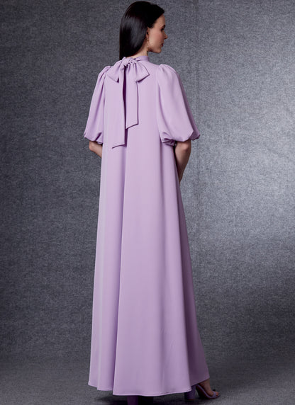 Vogue Patterns V1723 pattern envelope showing very loose-fitting, lined pullover dress