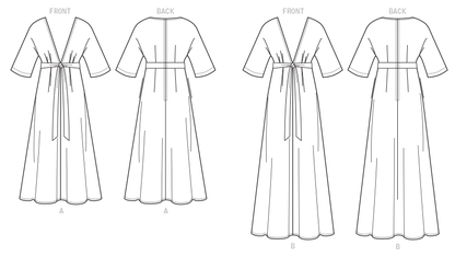 Vogue Patterns V1735 pattern envelope showing semi-fitted dress