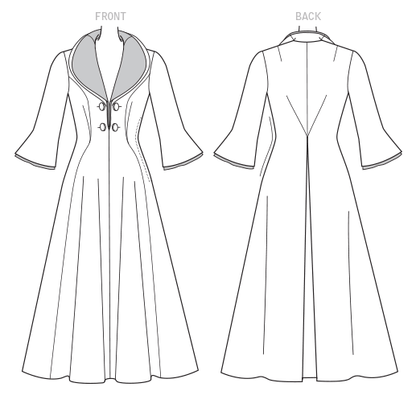 Vogue Patterns V1738 pattern envelope showing close-fitting dress
