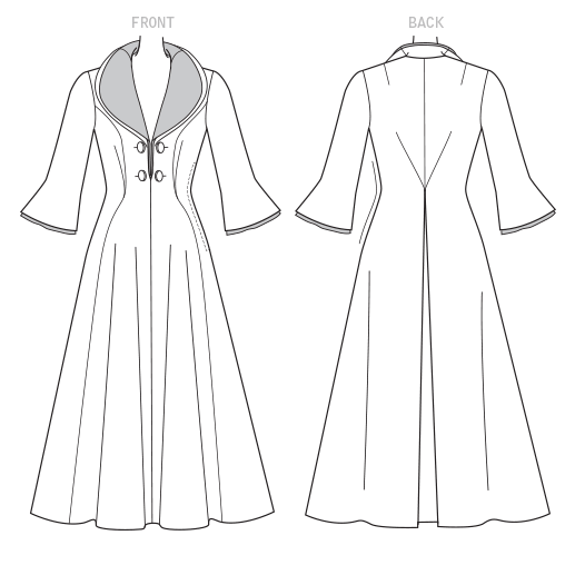 Vogue Patterns V1738 pattern envelope showing close-fitting dress