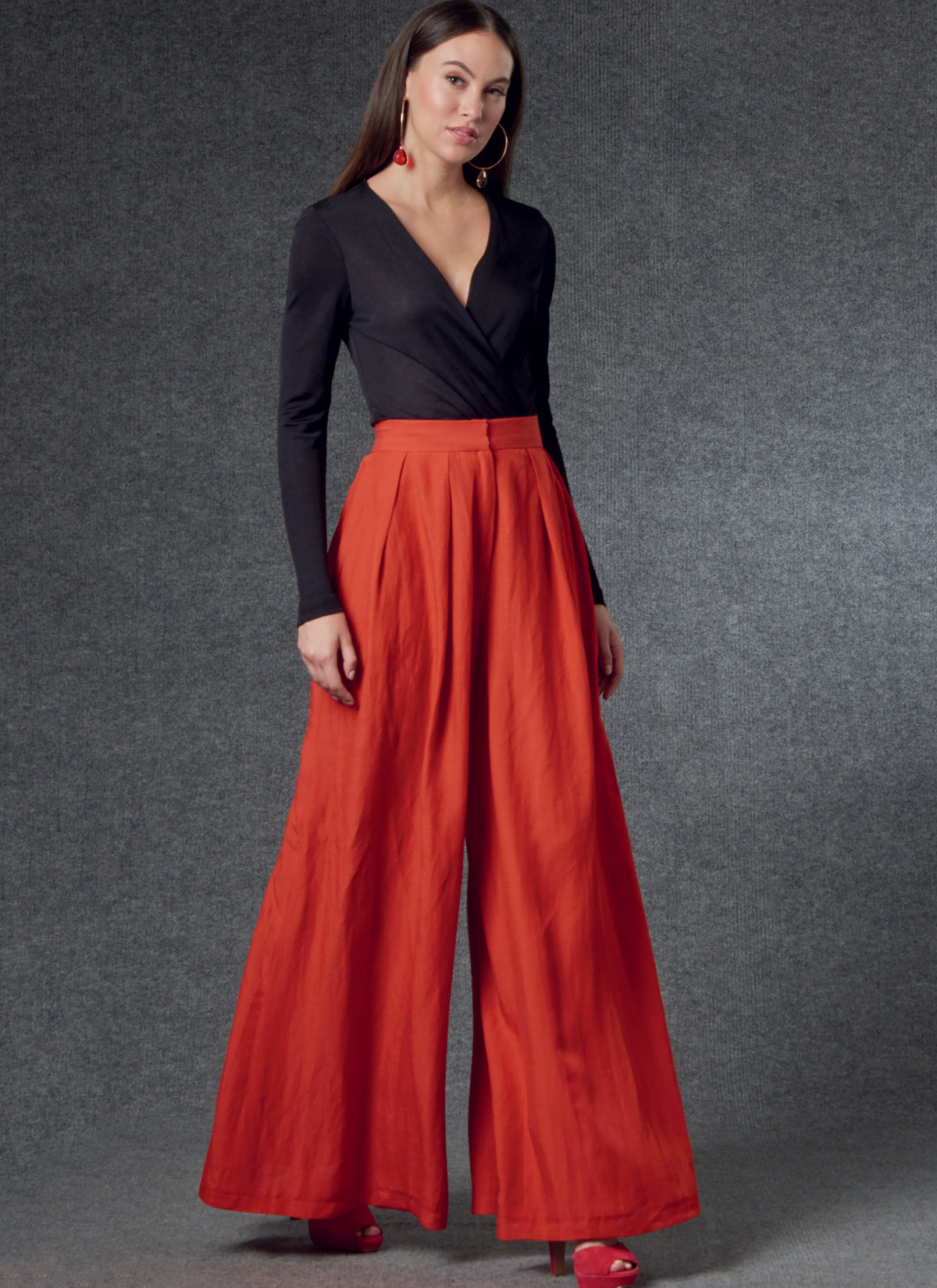 Vogue Patterns V1772 pattern envelope showing very loose-fitting trousers