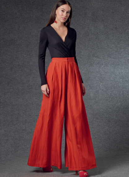 Vogue Patterns V1772 pattern envelope showing very loose-fitting trousers