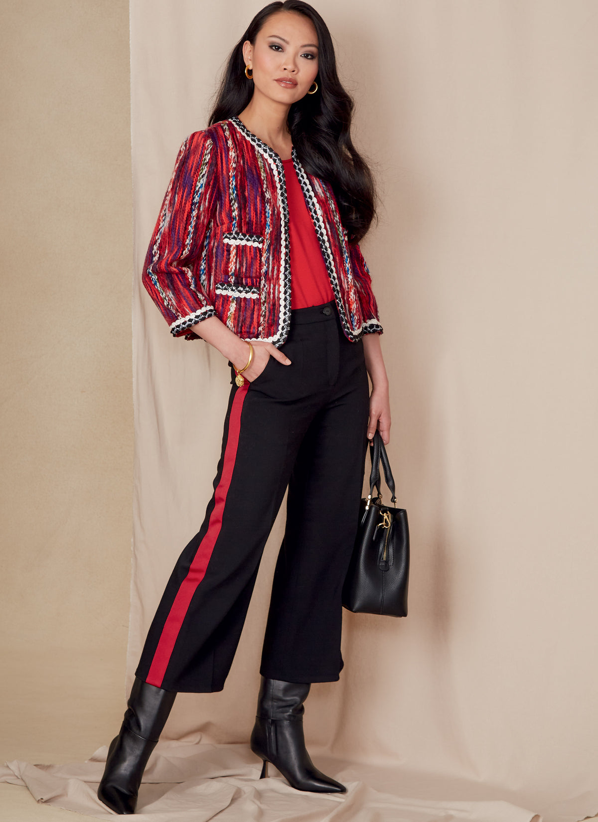 Vogue Patterns V1830 envelope showing a fitted, lined jacket