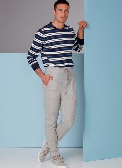 Vogue V1854 pattern envelope showing the jogger trousers designs