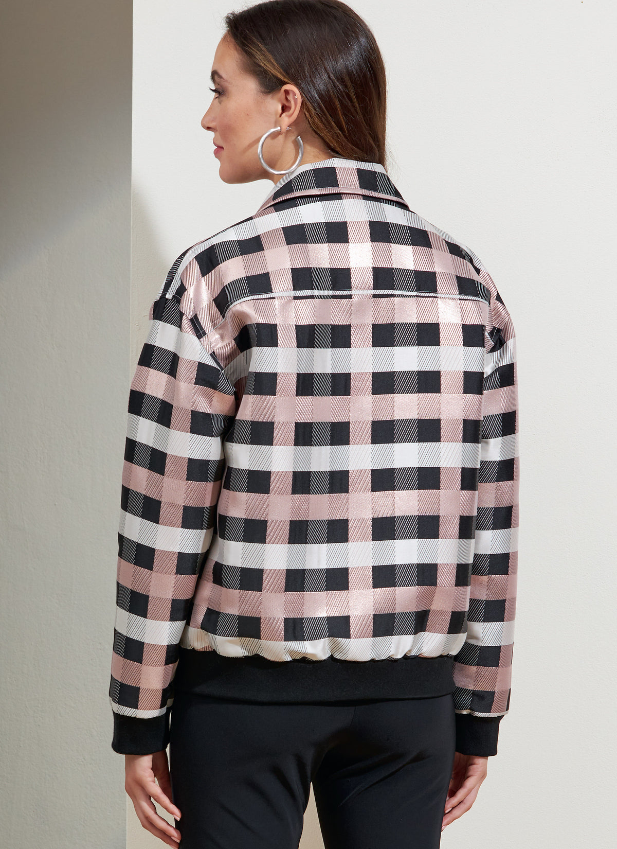 Vogue Patterns V1877 pattern envelope showing the unisex bomber jacket designs
