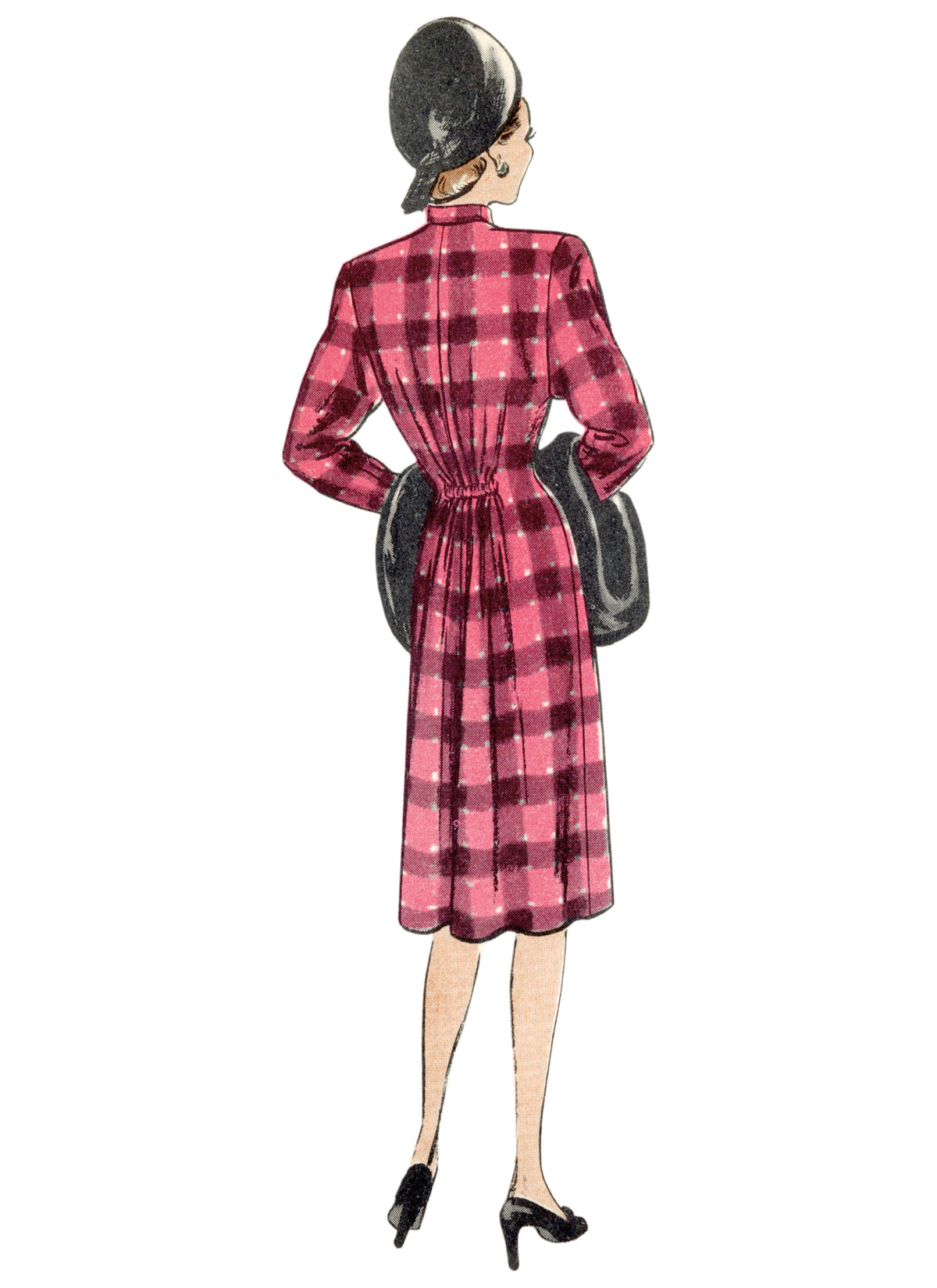 Vogue Patterns V1903 pattern envelope showing the full length coat designs