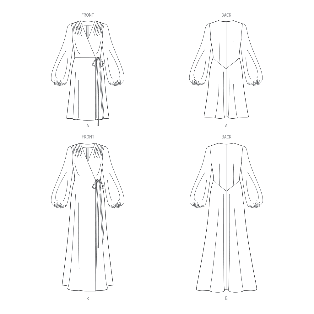 Vogue Patterns V1928 envelope showing the nightgown designs