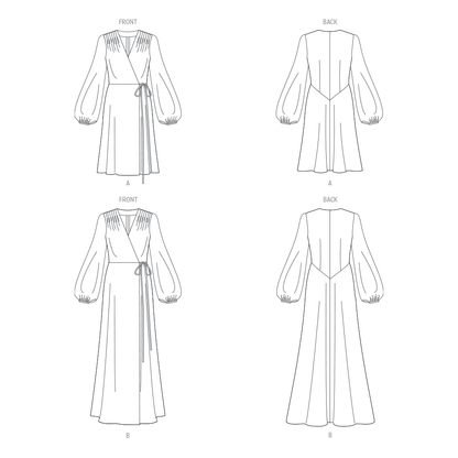 Vogue Patterns V1928 envelope showing the nightgown designs