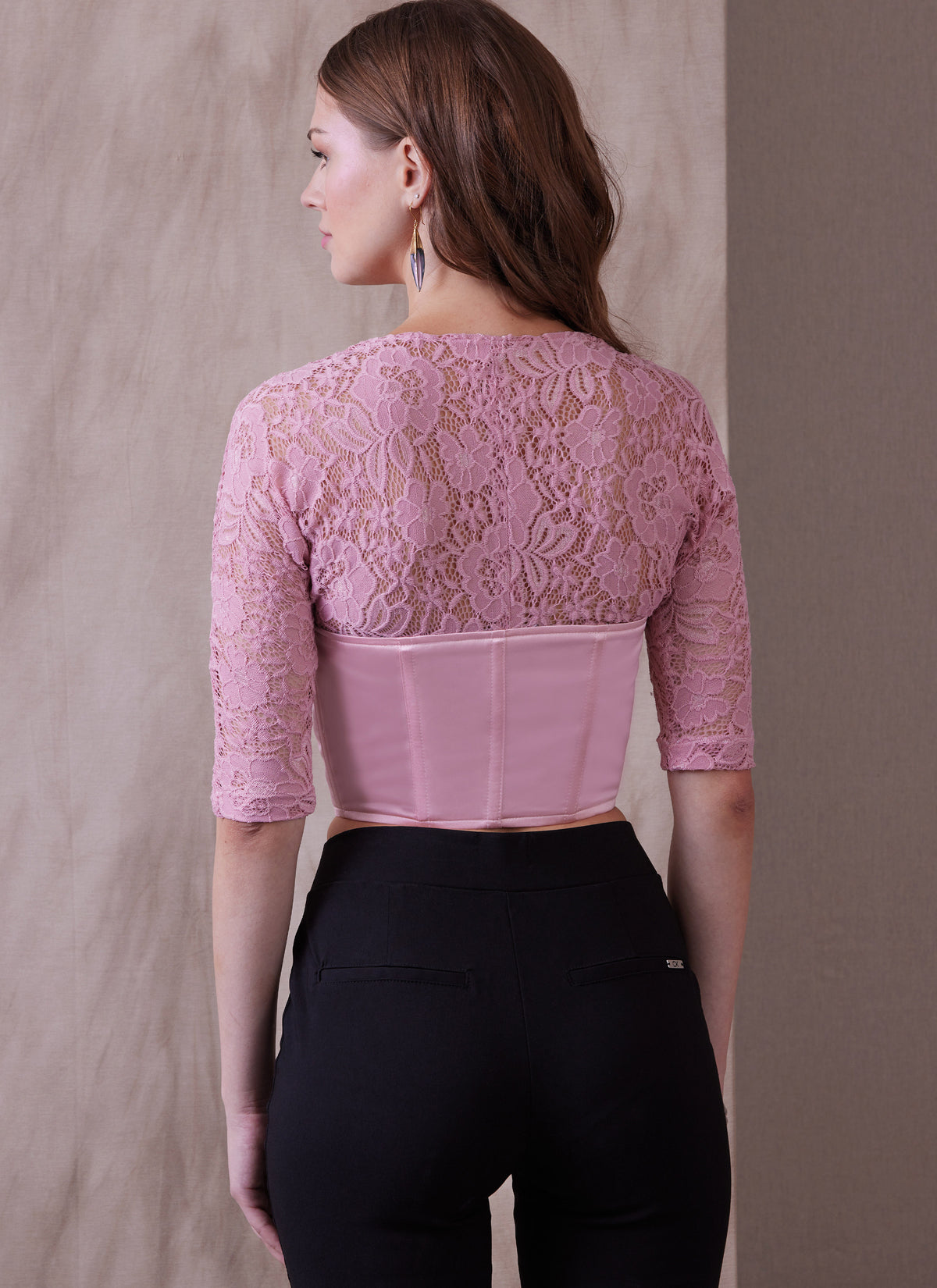 Vogue Patterns V1938 envelope showing the lined, close-fitting corset top