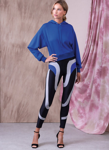 Vogue Patterns V1945 envelope showing the loose-fitting cropped tops