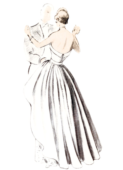 Vogue Patterns V1963 envelope showing the vintage 1948 dress designs