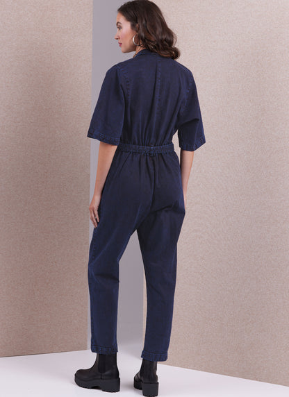 Vogue Patterns V1994 envelope showing jumpsuit with belt designs