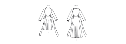 Vogue Patterns V2000 envelope showing vintage 1970s diane von furstenberg wrap dress designs