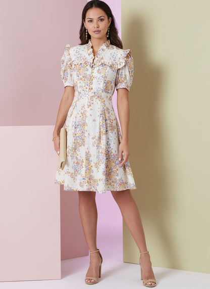 Vogue Patterns V2005 envelope showing fit and flare dress designs