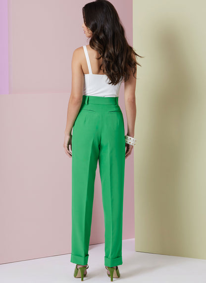Vogue Patterns V2014 envelope showing pleated shorts and trousers designs