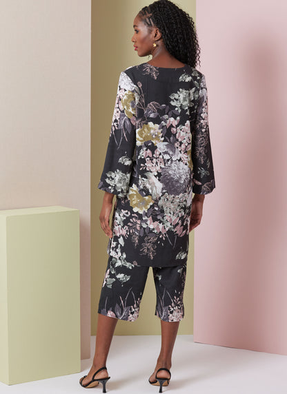 Vogue Patterns V2019 envelope showing split neck top designs