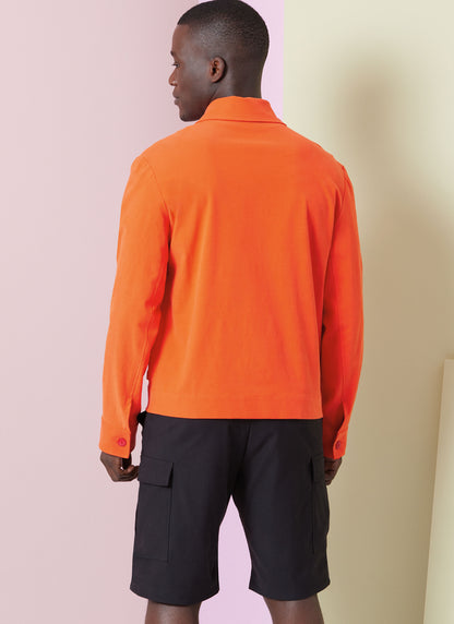 Vogue Patterns V2022 envelope showing mens unlined jacket designs