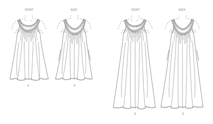 Vogue Patterns V2026 envelope showing tent dress designs