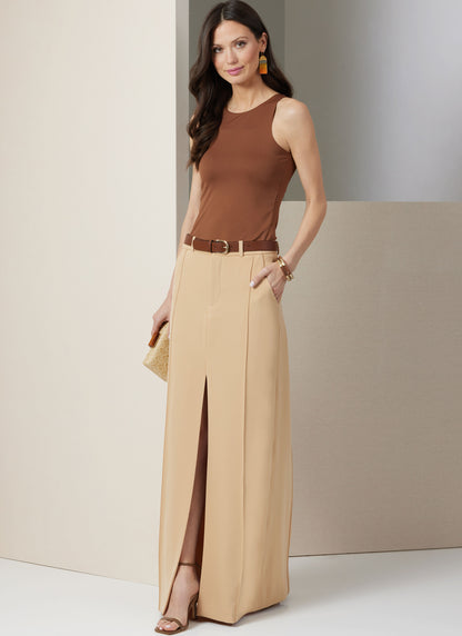 Vogue Patterns V2032 lined skirt sewing pattern envelope
