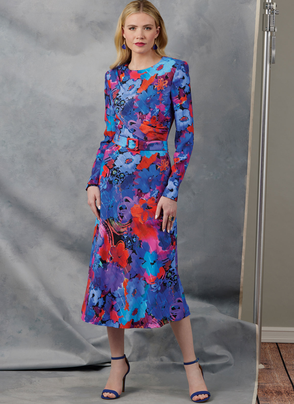 Vogue Patterns V2043 draped bias dress sewing pattern envelope
