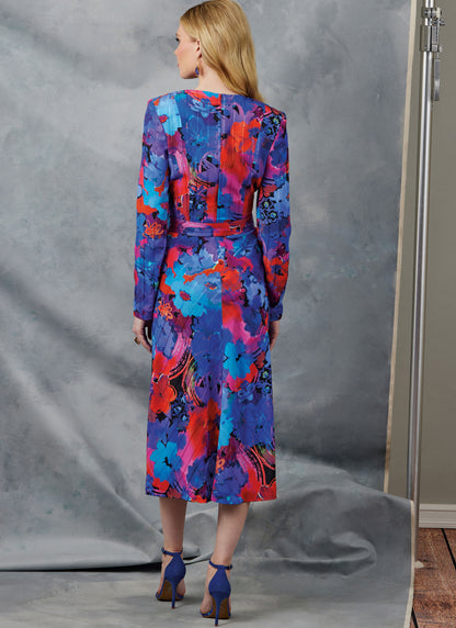 Vogue Patterns V2043 draped bias dress sewing pattern envelope