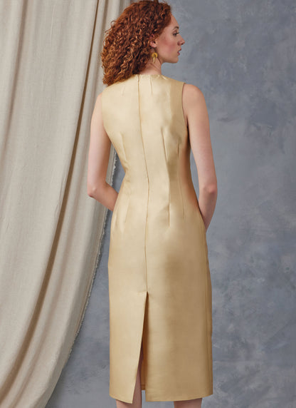 Vogue Patterns V2045 lined sheath dress sewing pattern envelope