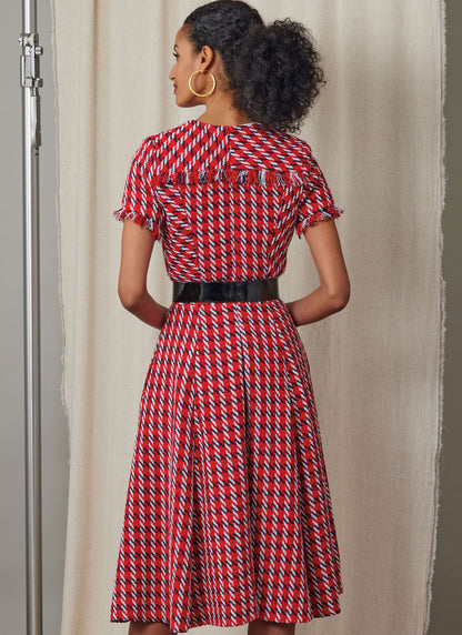 Vogue Patterns V2046 fit and flare dress sewing pattern envelope