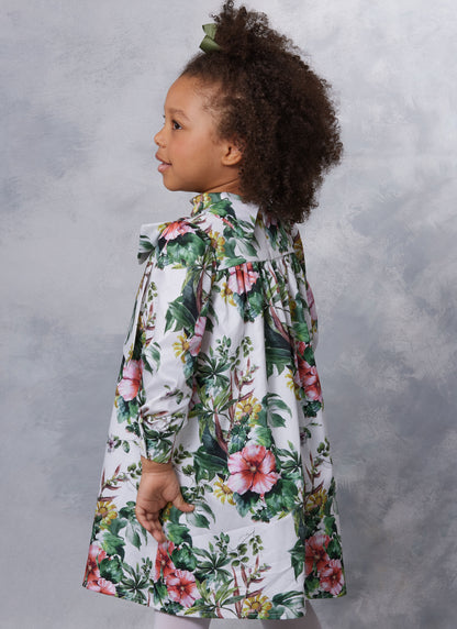 Vogue Patterns V2059 pattern envelope showing a lined girls' dress