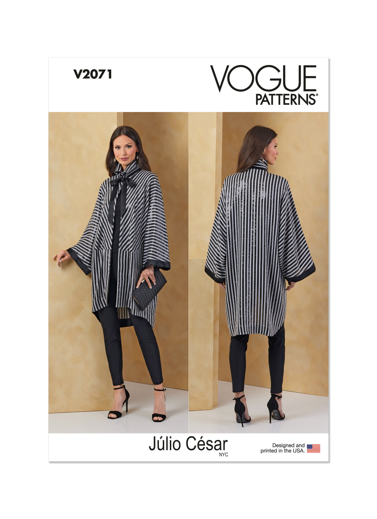 Vogue Patterns V2071 pattern envelope showing the jacket designs